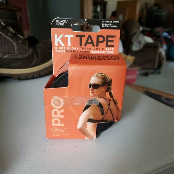 (4792) KT Tape Kinesiology Therapeutic Tape - Jet Black SHELFPULL - Picture 1 of 1